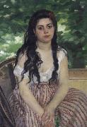 Pierre Renoir Summer(The Gypsy Girl) oil painting reproduction